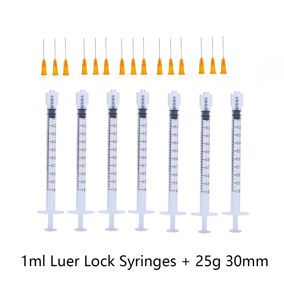 1ml Luer Lock Syringes 25G x 1" - Image 2