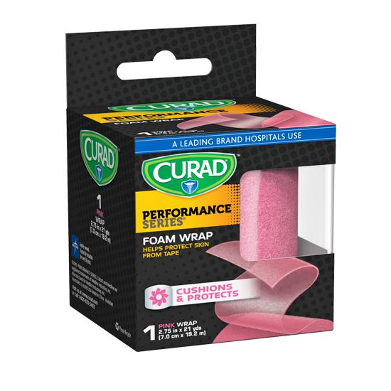Curad Performance Series Foam Wrap 6.9cm x 19.2m Pink