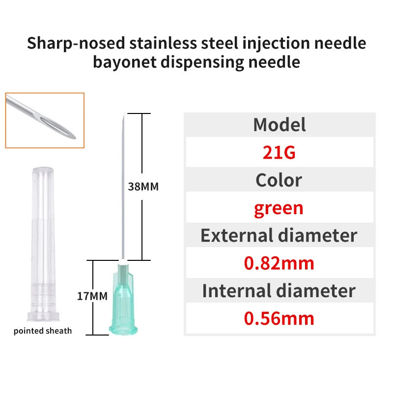Injection Needle Alcaject 100 Pcs - Image 2