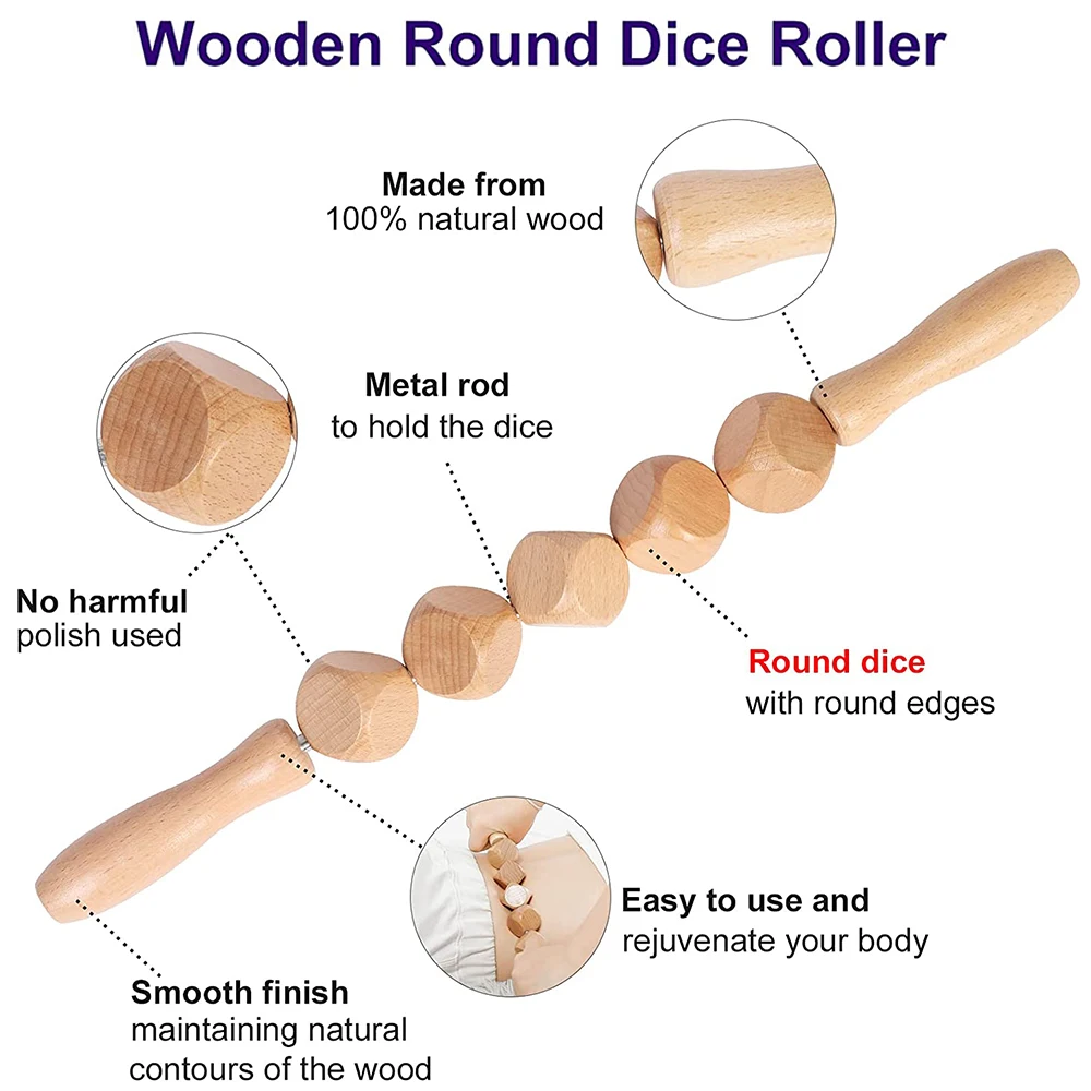 Premium Maderotherapy Wooden Tools 5 In 1 - Image 4