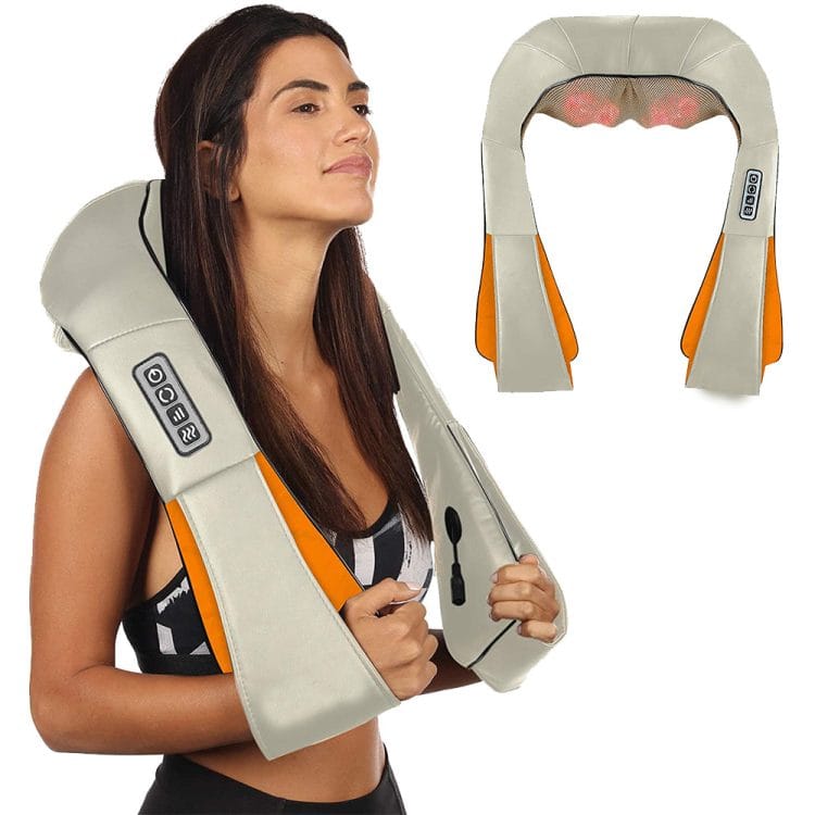 Back and Neck Massager with Deep Kneading Massage - Image 2