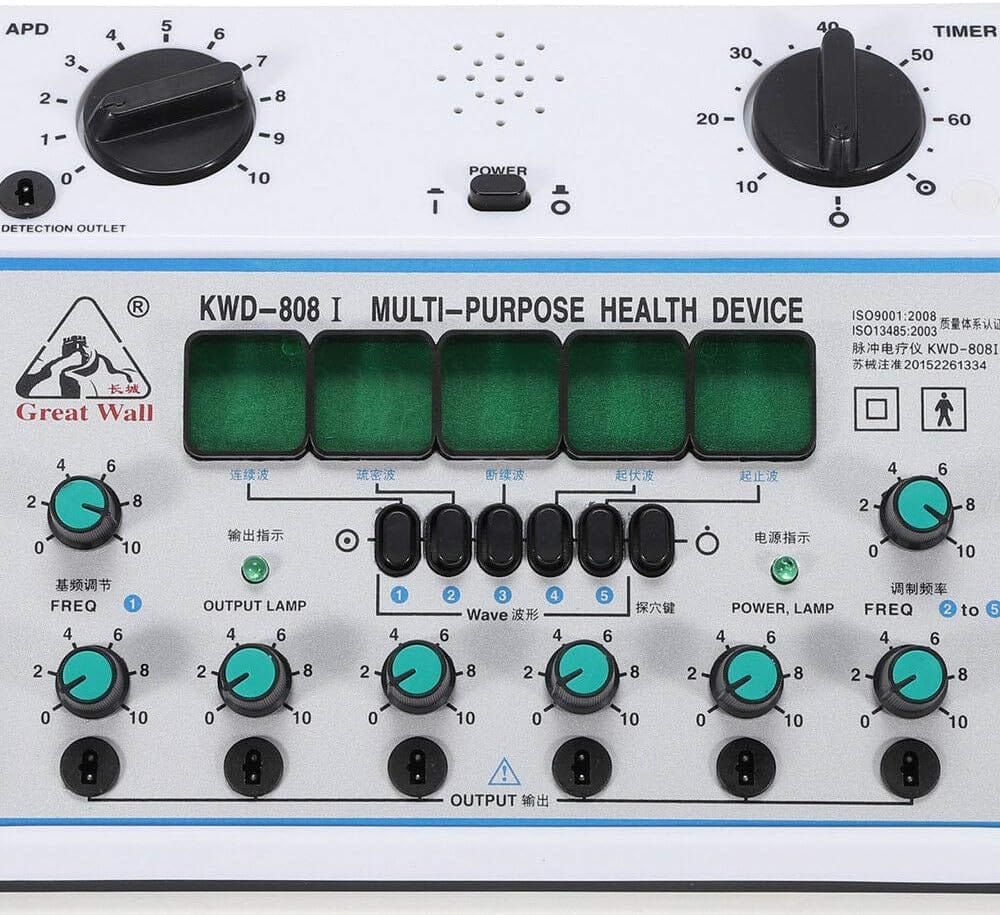 Electric Acupuncture Stimulator Machine 6 Output for Electric Impulse Electrotherapy Acupuncture Treatment - Image 7
