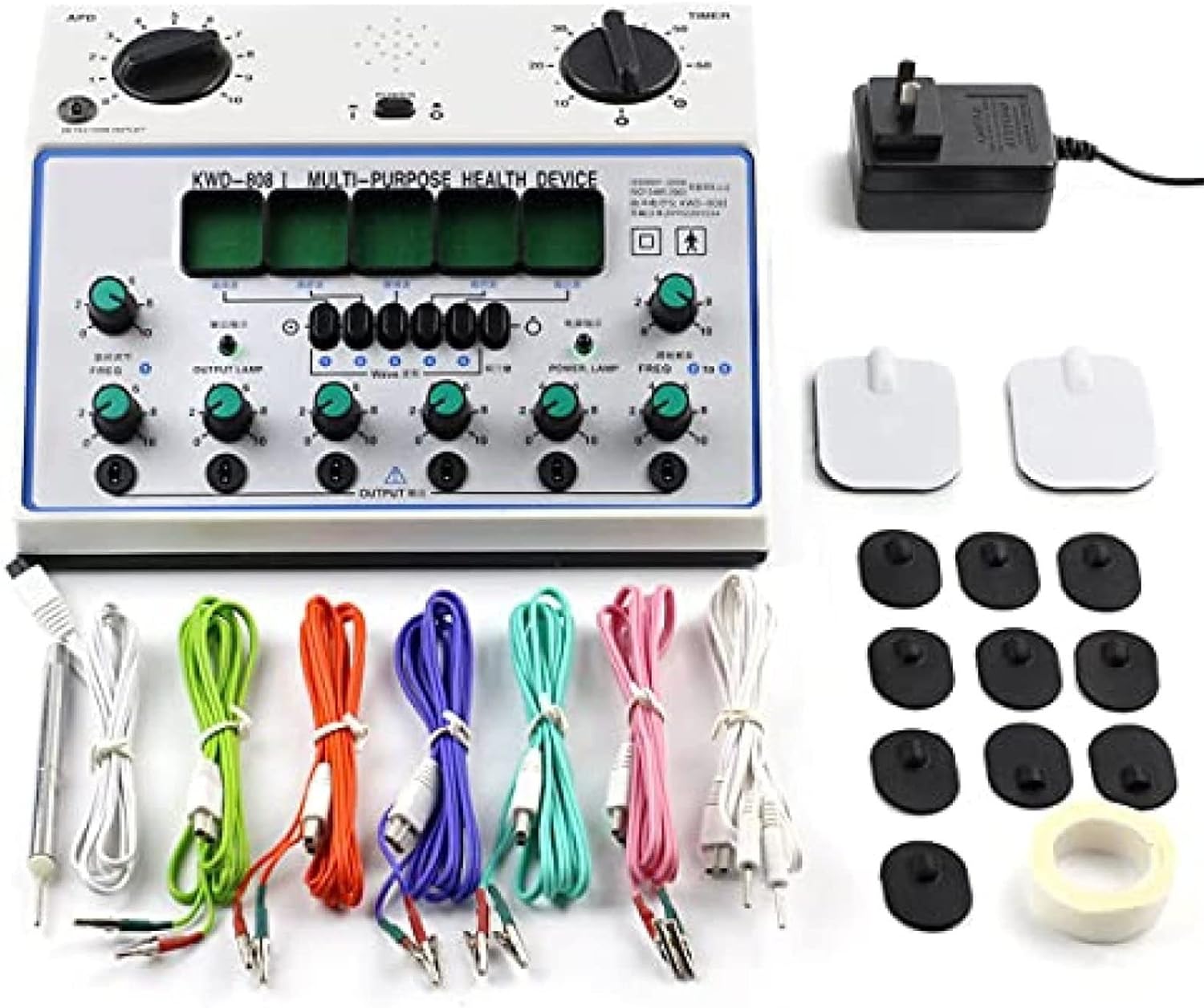 Electric Acupuncture Stimulator Machine 6 Output for Electric Impulse Electrotherapy Acupuncture Treatment - Image 6
