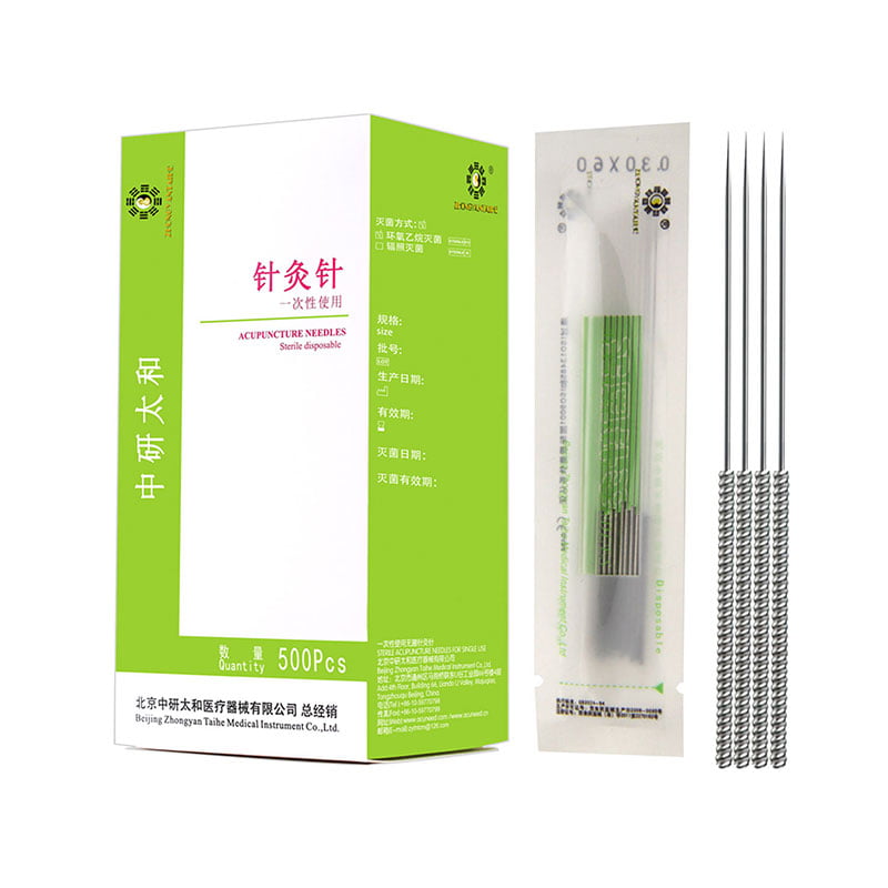 Dry Needle -  500 Disposable Sterile Acupuncture Needles With Tube