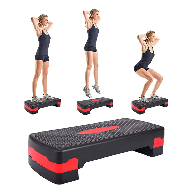 Aerobic Step - Height Adjustable Red/Black - Image 2
