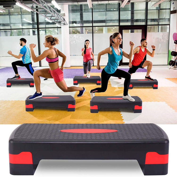 Aerobic Step - Height Adjustable Red/Black - Image 4