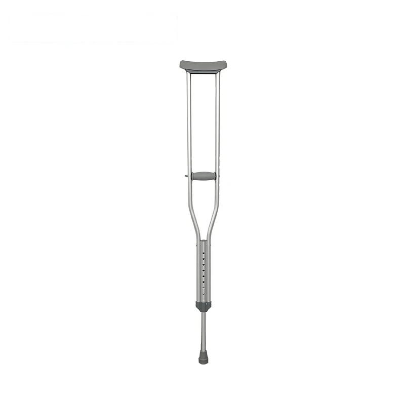 Height adjustable aluminum axillary crutches 1 Piece - Image 2