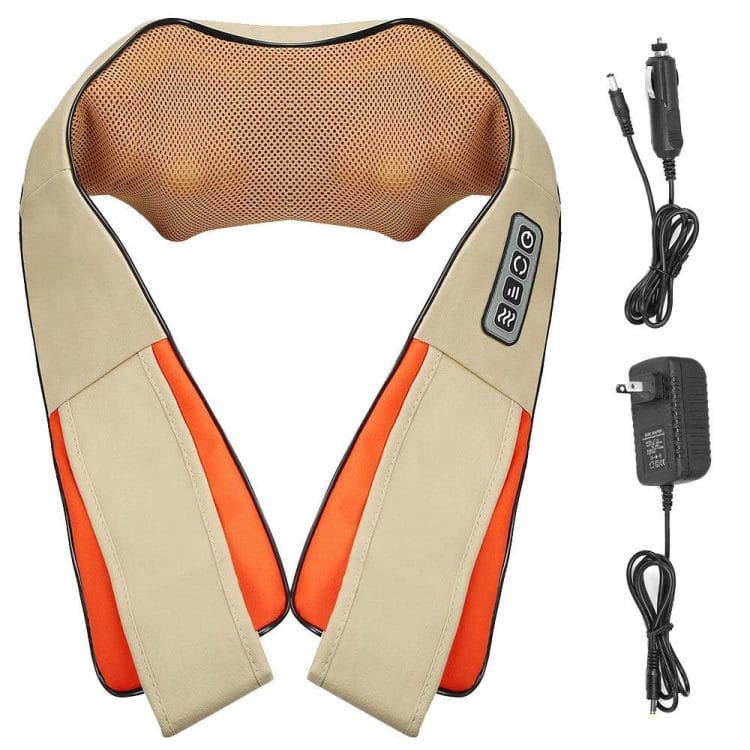 Back and Neck Massager with Deep Kneading Massage