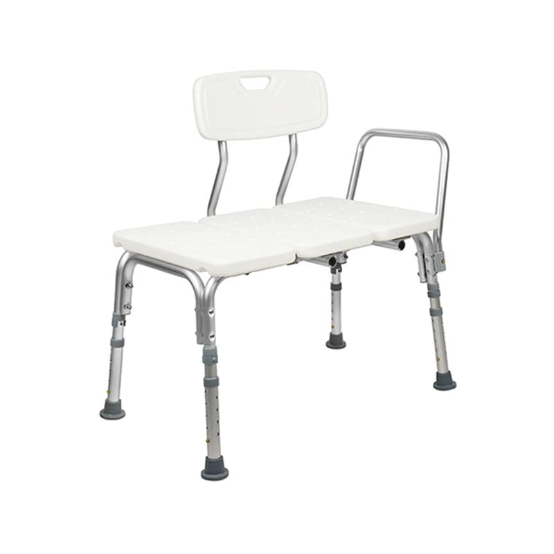 Bathtub Transfer Shower Bench with Arms & Back Rest
