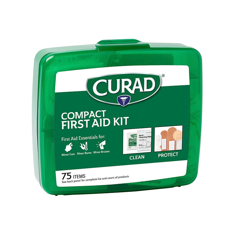 Compact First Aid Kit 75 Items