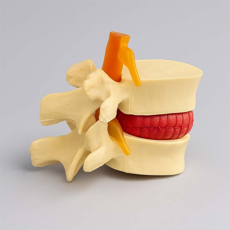 Human 2 Section Vertebra Model