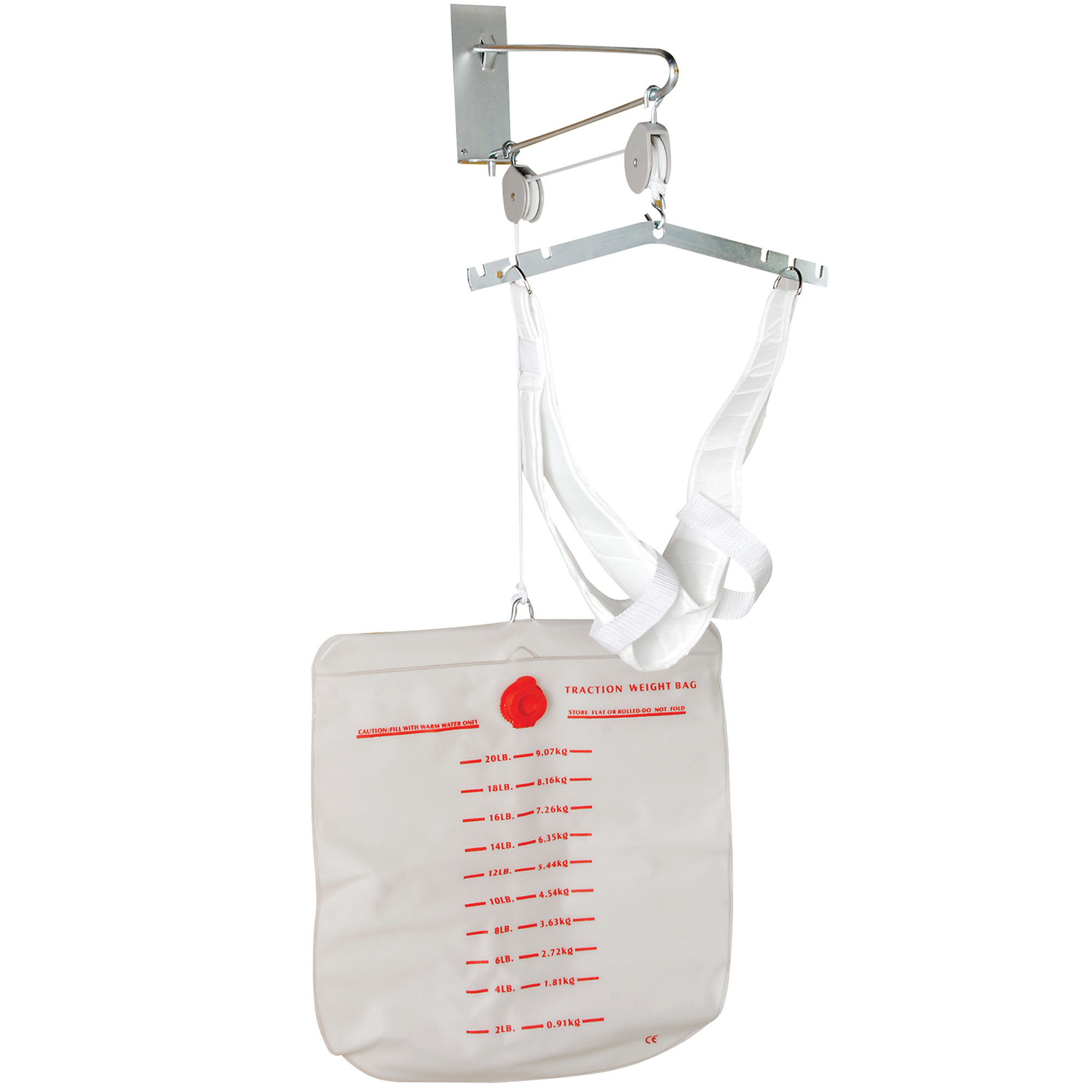 Cervical Neck Traction Over The Door Device