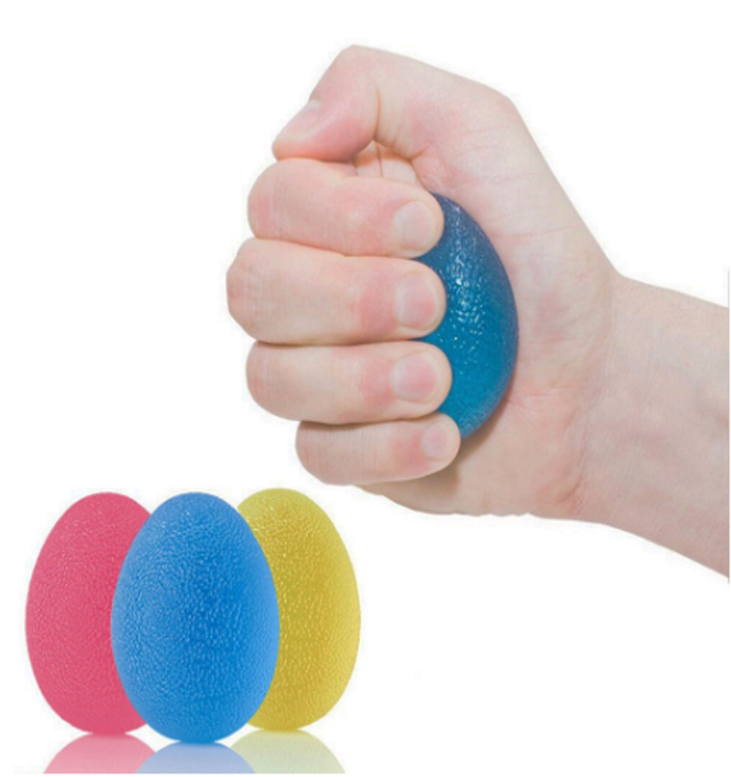Silicone Ball Hand Grip Strength Muscle Recovery Soft Gripper Trainer