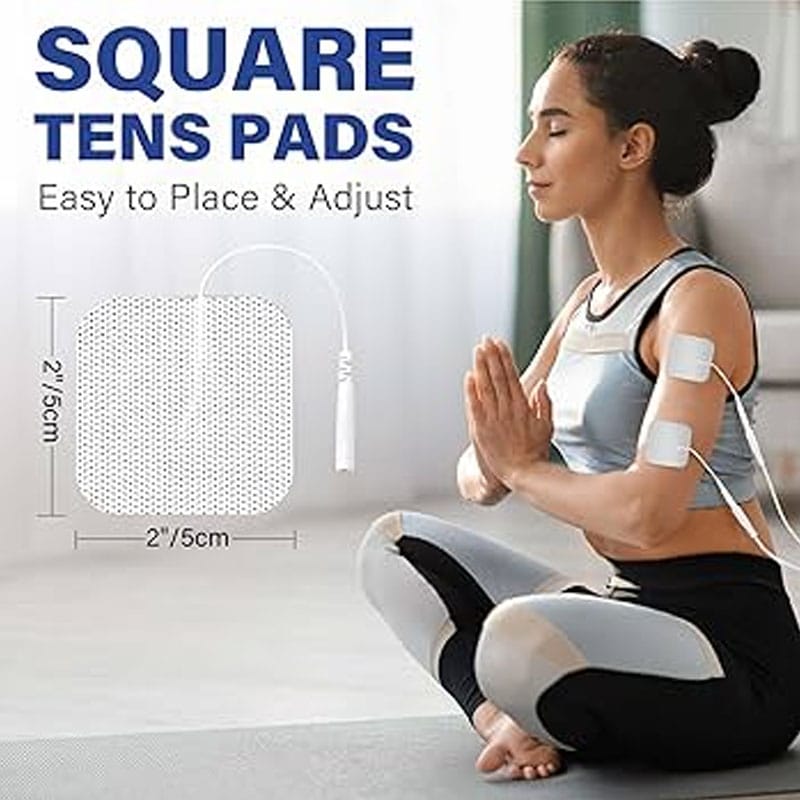 TENS Spare Electrode White Pad 5cm x 5 cm Pack of 2 Pcs - Image 3