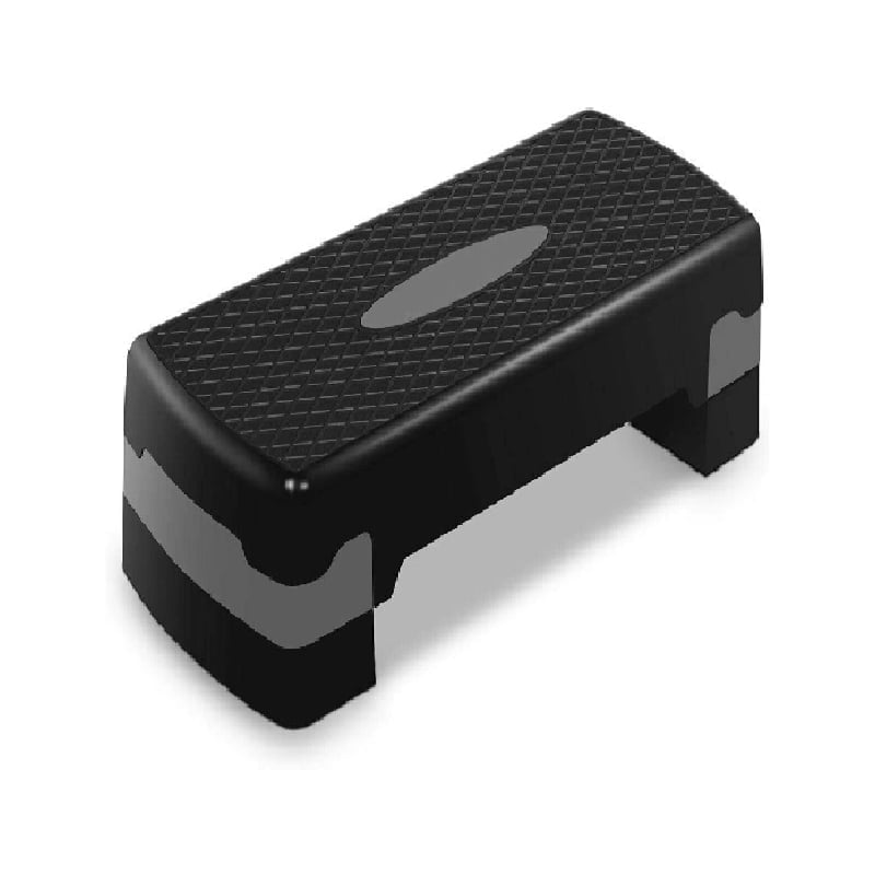 Aerobic Step - Height Adjustable Grey/Black