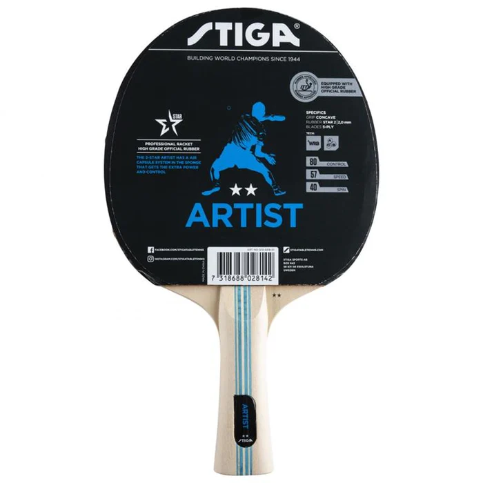 Stiga Artist Table Tennis Racket 2 Stars