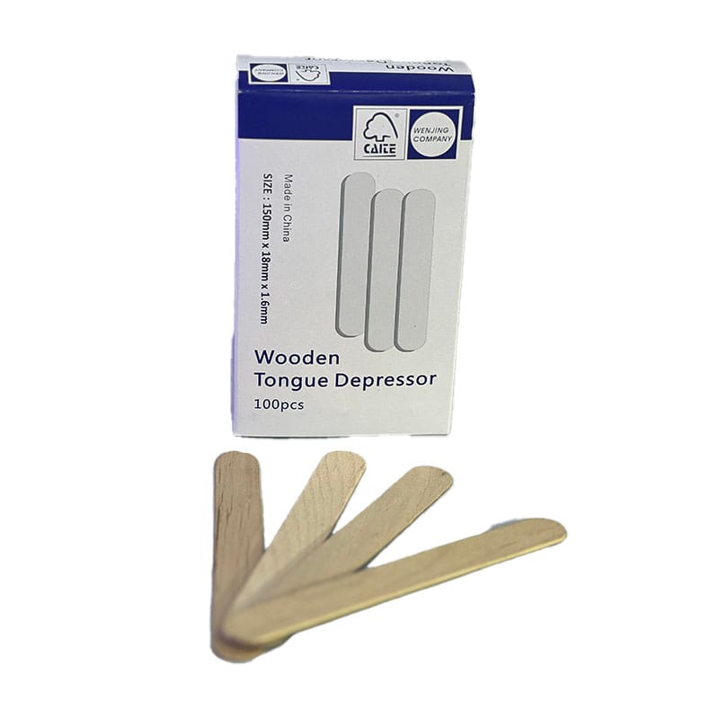 Disposable Wooden Tongue Depressor Tool