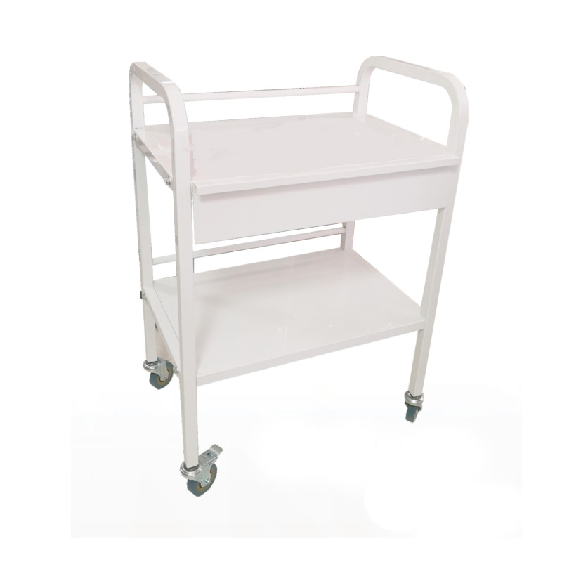 Trolley White Painted Steel